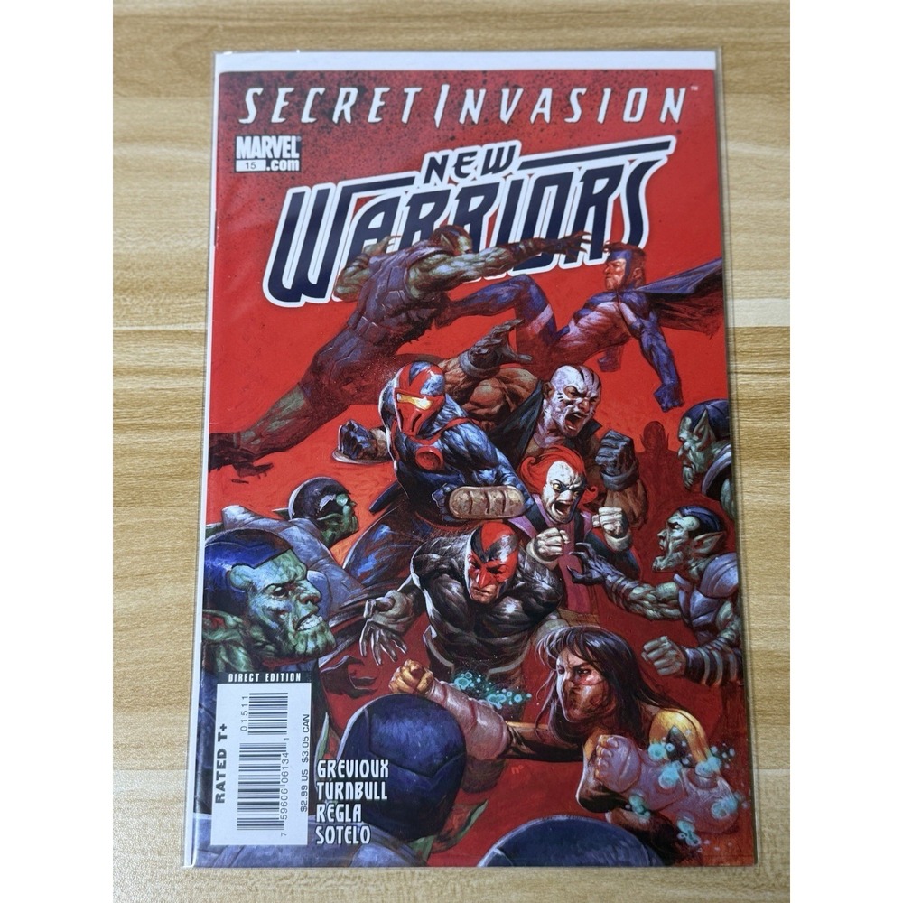 New Warriors #15 Secret Invasion (2008 Marvel Comics)